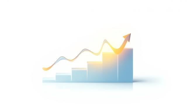 Ilustración de beneficios financieros modernos