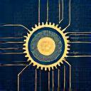 Icono de innovación con engranajes y circuitos